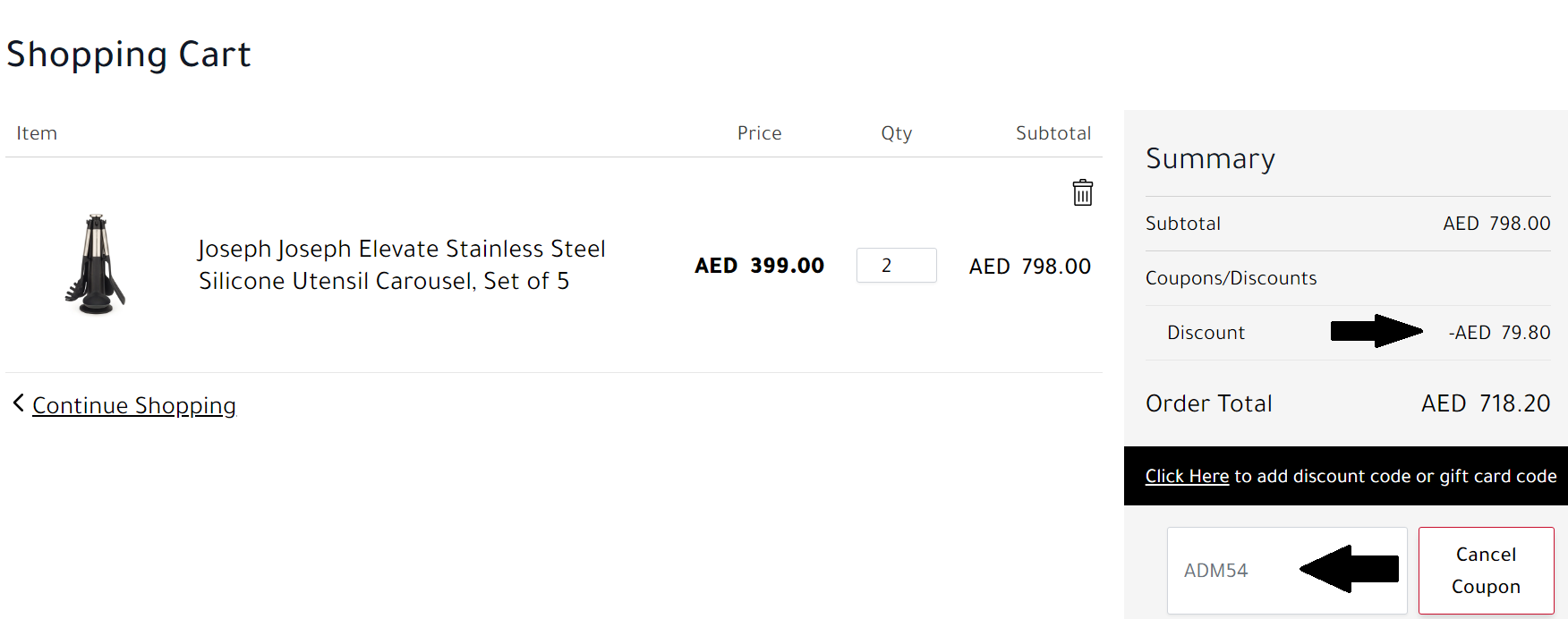 Apply Tavola Shop Promo Code