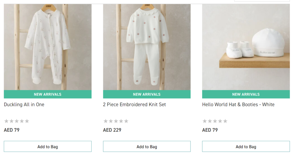 Baby Clothing at Mamas & Papas UAE