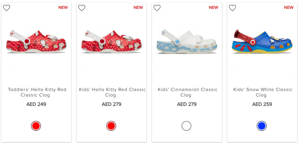 Kid's collection with Crocs UAE