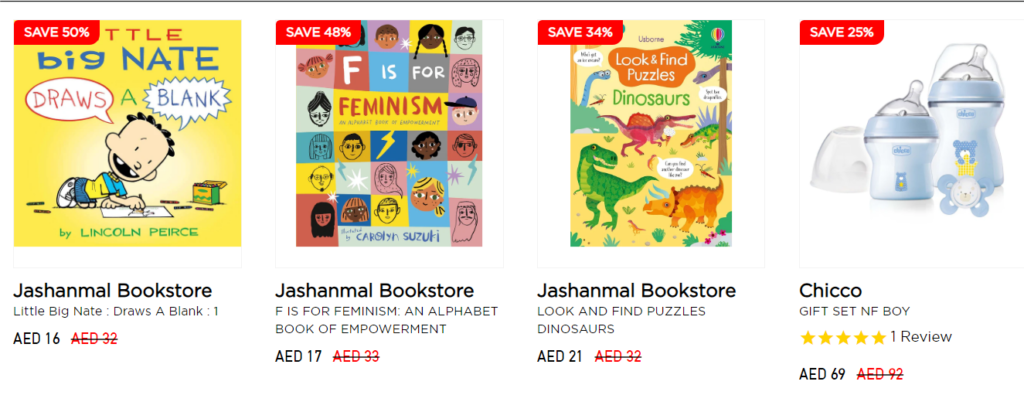 Kid's products and toys at Jashanmal