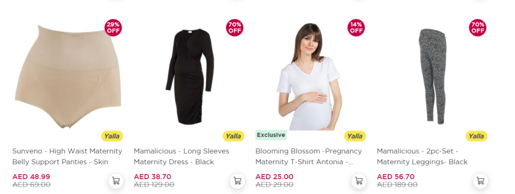 Maternity Products at Mumzworld