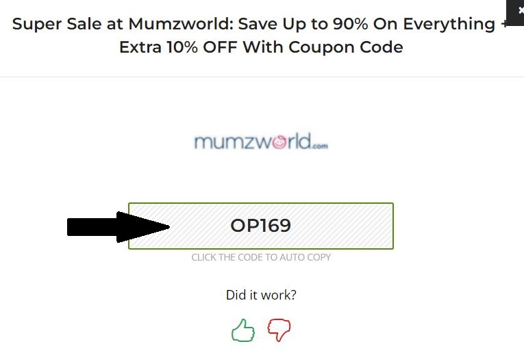 Copy Mumzworld Discount Code