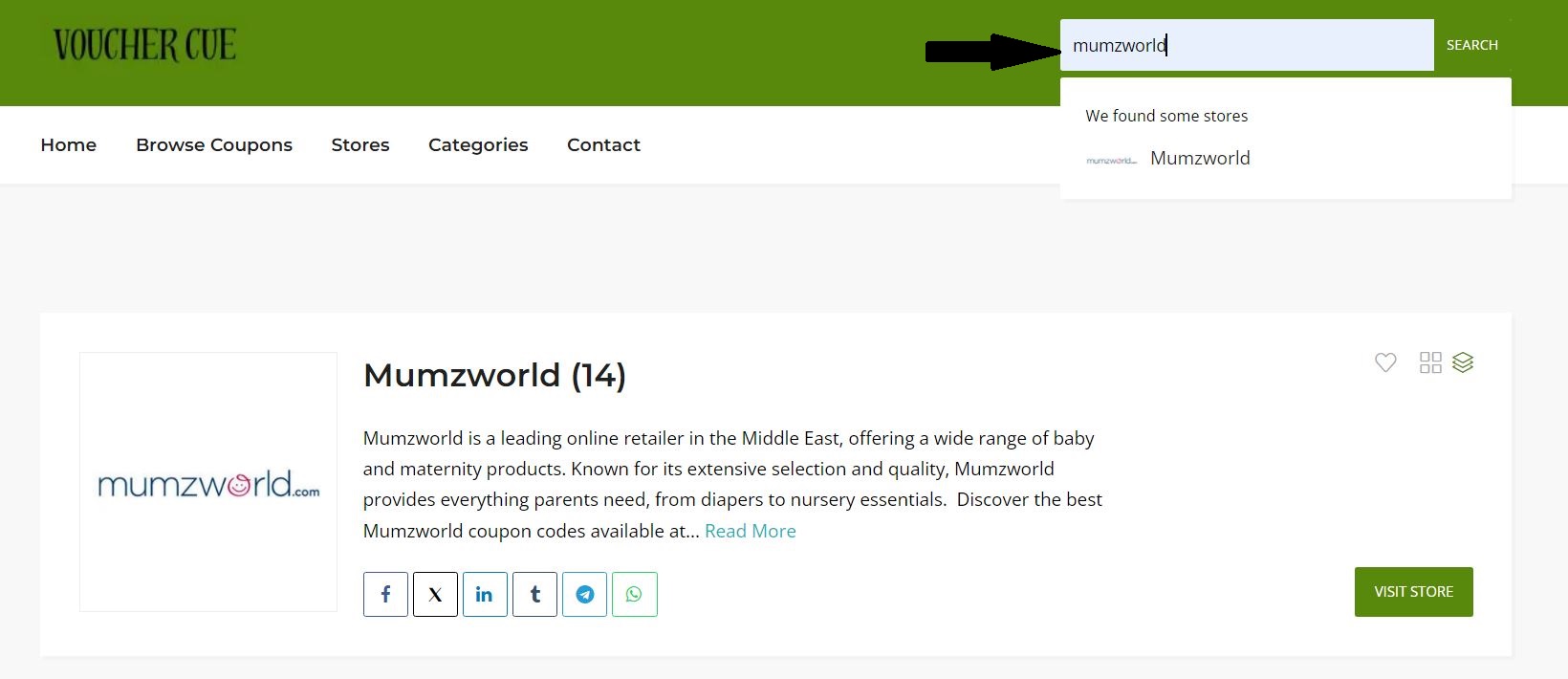 Go to Voucher Cue For Mumzworld Coupons
