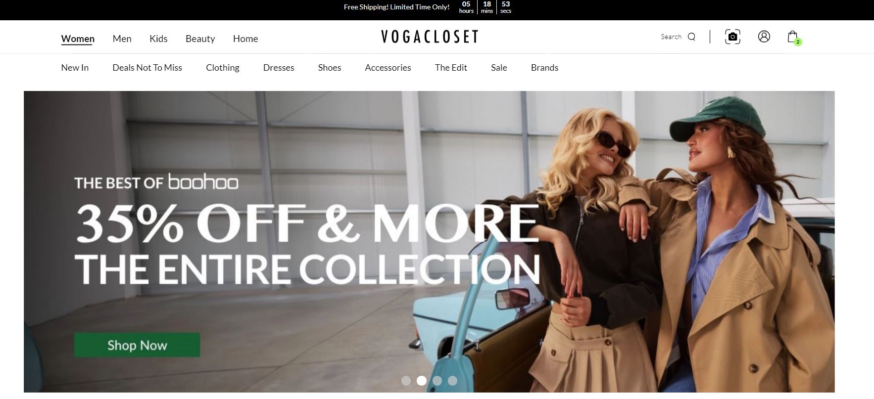 Visit Vogacloset Official Website