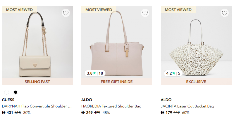 bags collection at 6th street